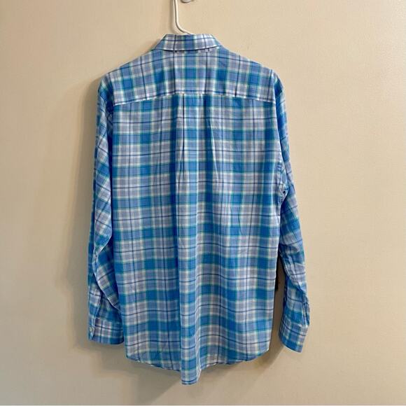 Vineyard Vines Plaid Long Sleeve Button Down 100% Cotton Tucker Shirt Mens Small - Picture 7 of 16